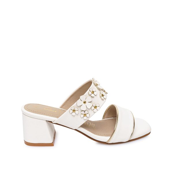 Sandalia D'orsay Casual Blanco - Mod. 4930