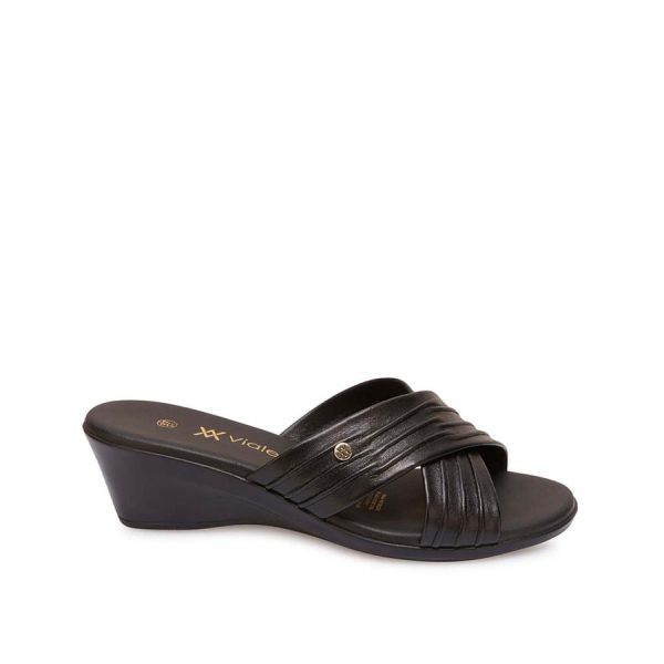 Sandalia Slide Casual Negro - Mod. 5495