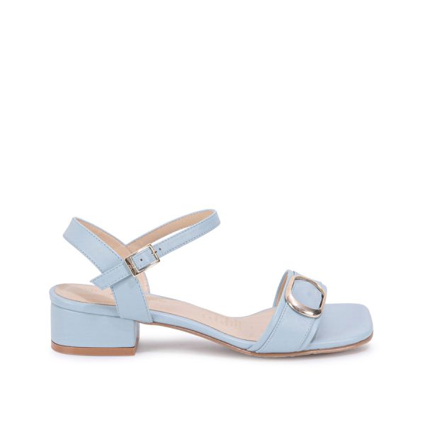 Sandalia D'Orsay Casual Celeste - Mod. 2790