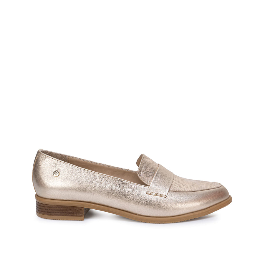 Zapato Mocasín Casual Dorado - Mod. 9964