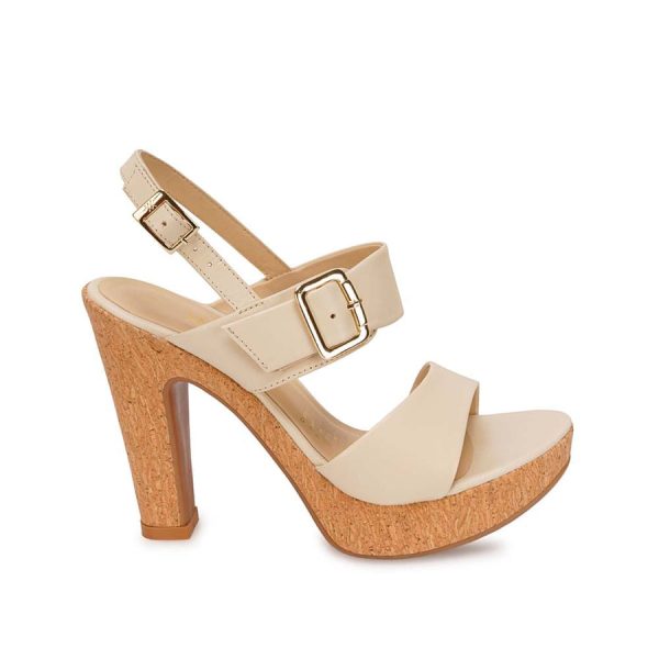 Sandalia Strap Casual Vainilla - Mod. 7109