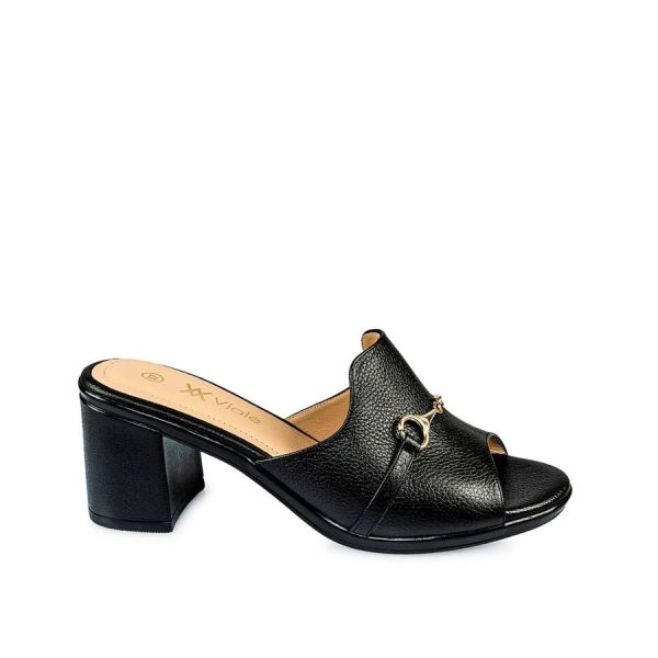 Sandalia Sueco Casual Negro
