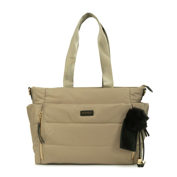 Cartera Tote Taupe