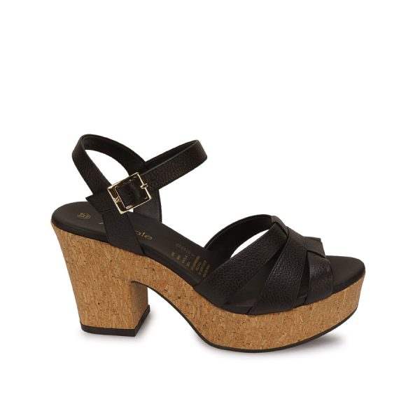 Sandalia D'orsay Casual Negro - Mod. 7366