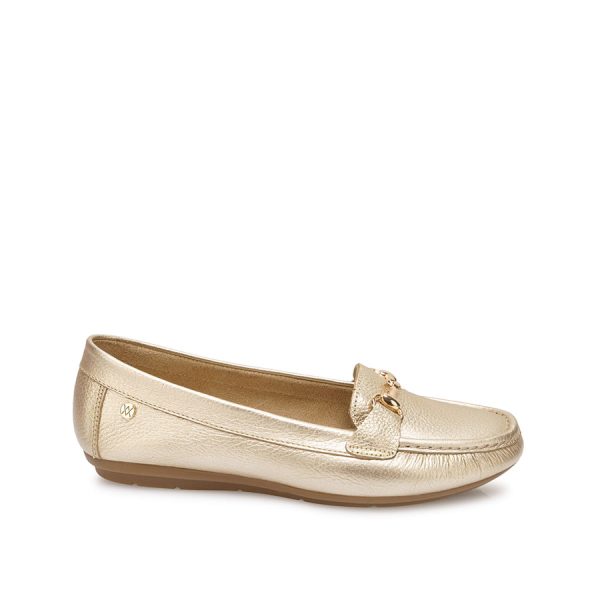 Zapato Mocasín Casual Dorado - Mod. 7585