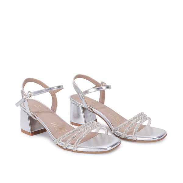 Sandalia D'Orsay Fiesta Plata - Mod. 2870