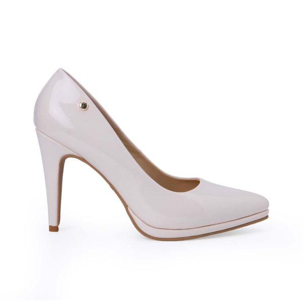 Zapato Stiletto Vestir Hueso