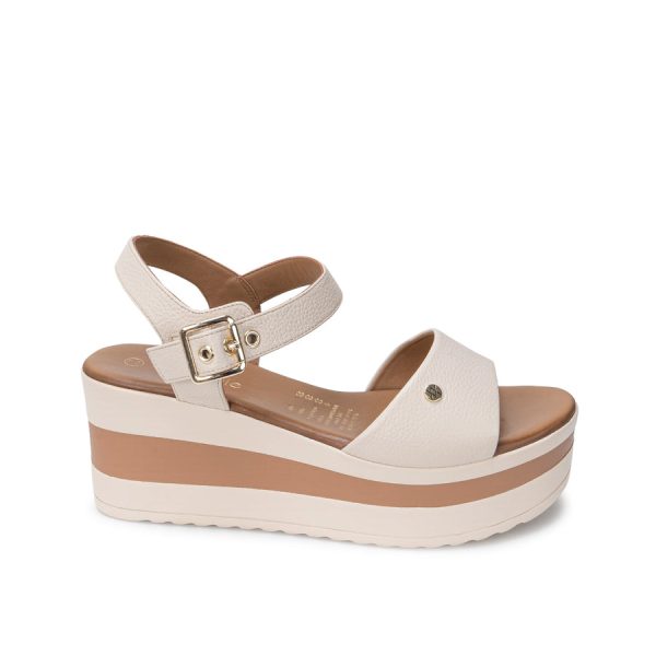 Sandalia D'Orsay Casual Vainilla - Mod. 1399