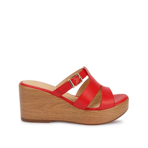 Sandalia Slide Casual Rojo - Mod. 7974